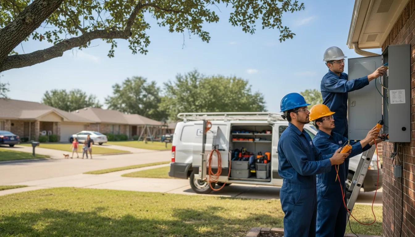Certified electrician providing emergency electrical services in Blanchester, OH